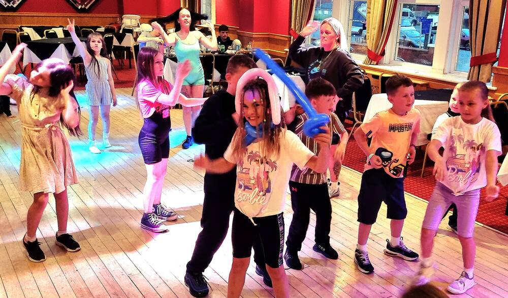 Kids' disco at the Doric Hotel