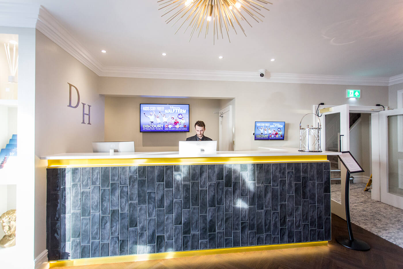 Reception at the Doric Hotel