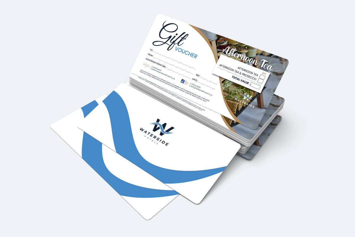 Afternoon tea gift vouchers